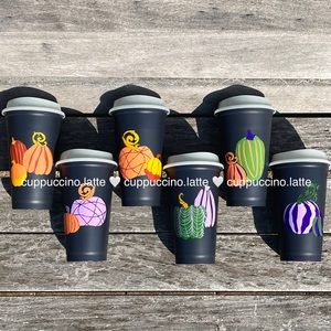 🦇NEW🎃Starbucks Halloween 2021 Glow Hot Cups Box